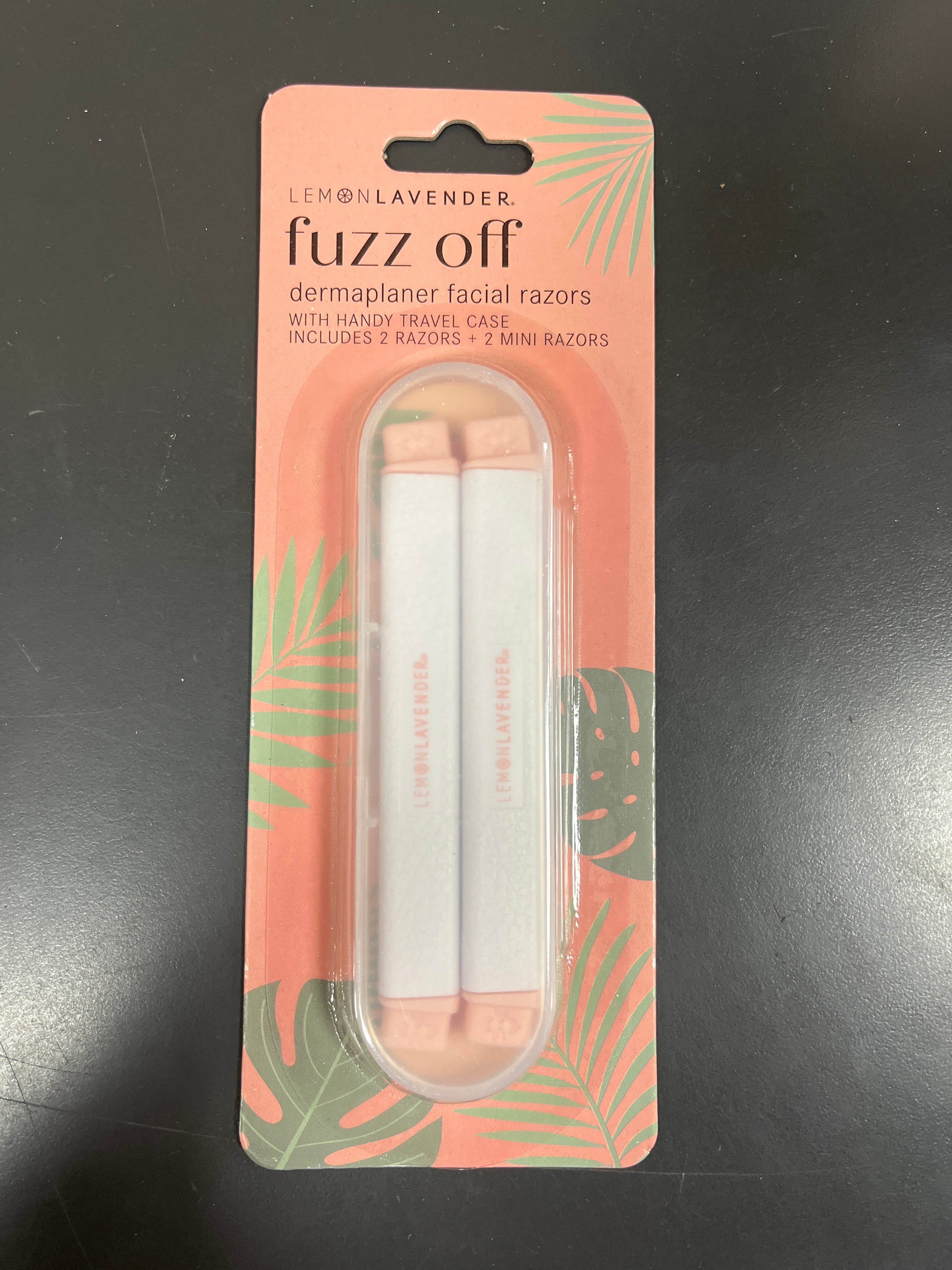 LEMON LAVENDER FUZZ OFF DERMAPLANER FACIAL RAZOR