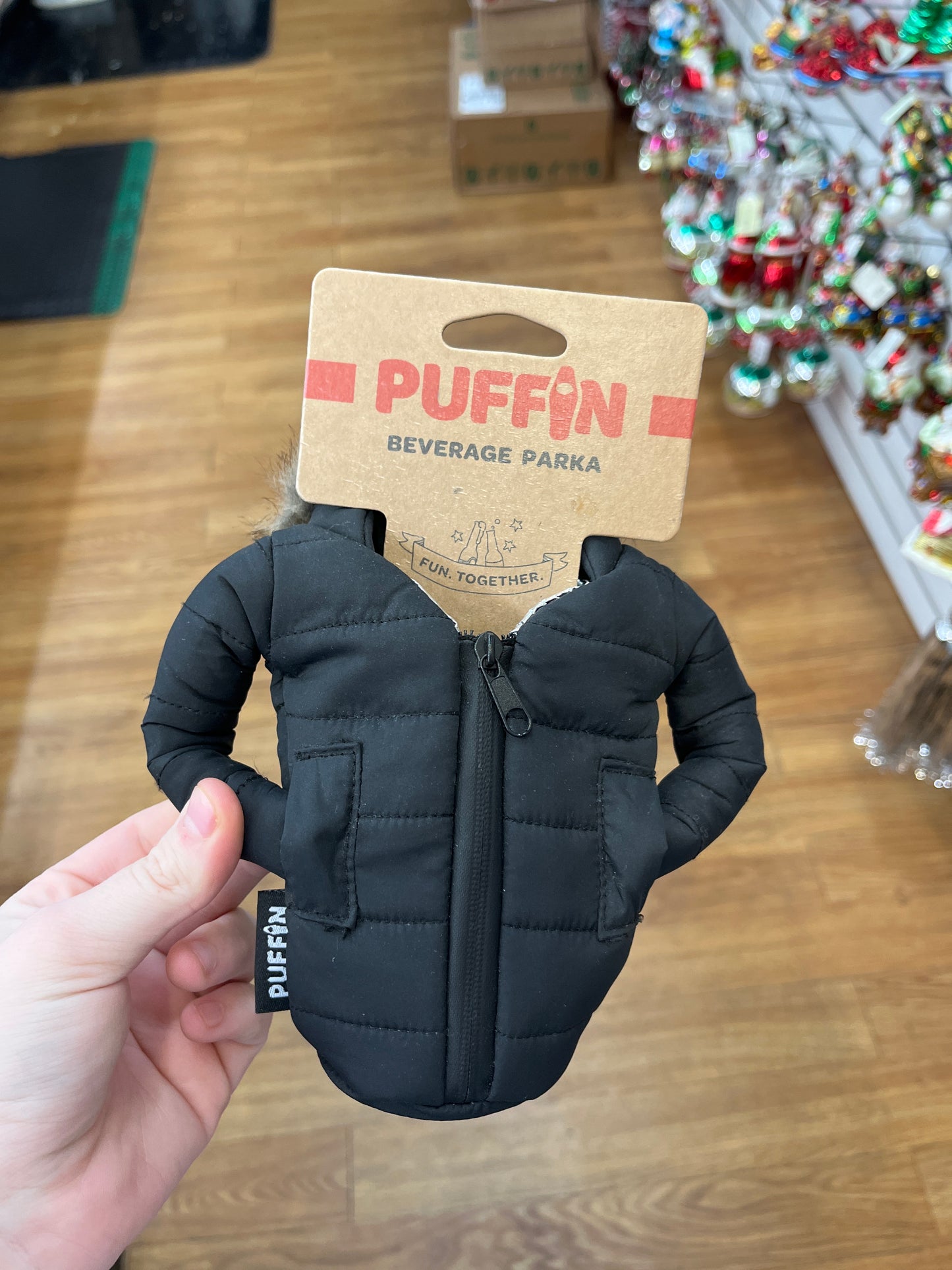 BLACK BEVERAGE PARKA - Pharm Favorites by Economy Pharmacy