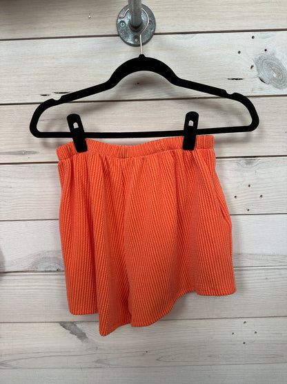 RIBBED 2PC SET - ORANGE
