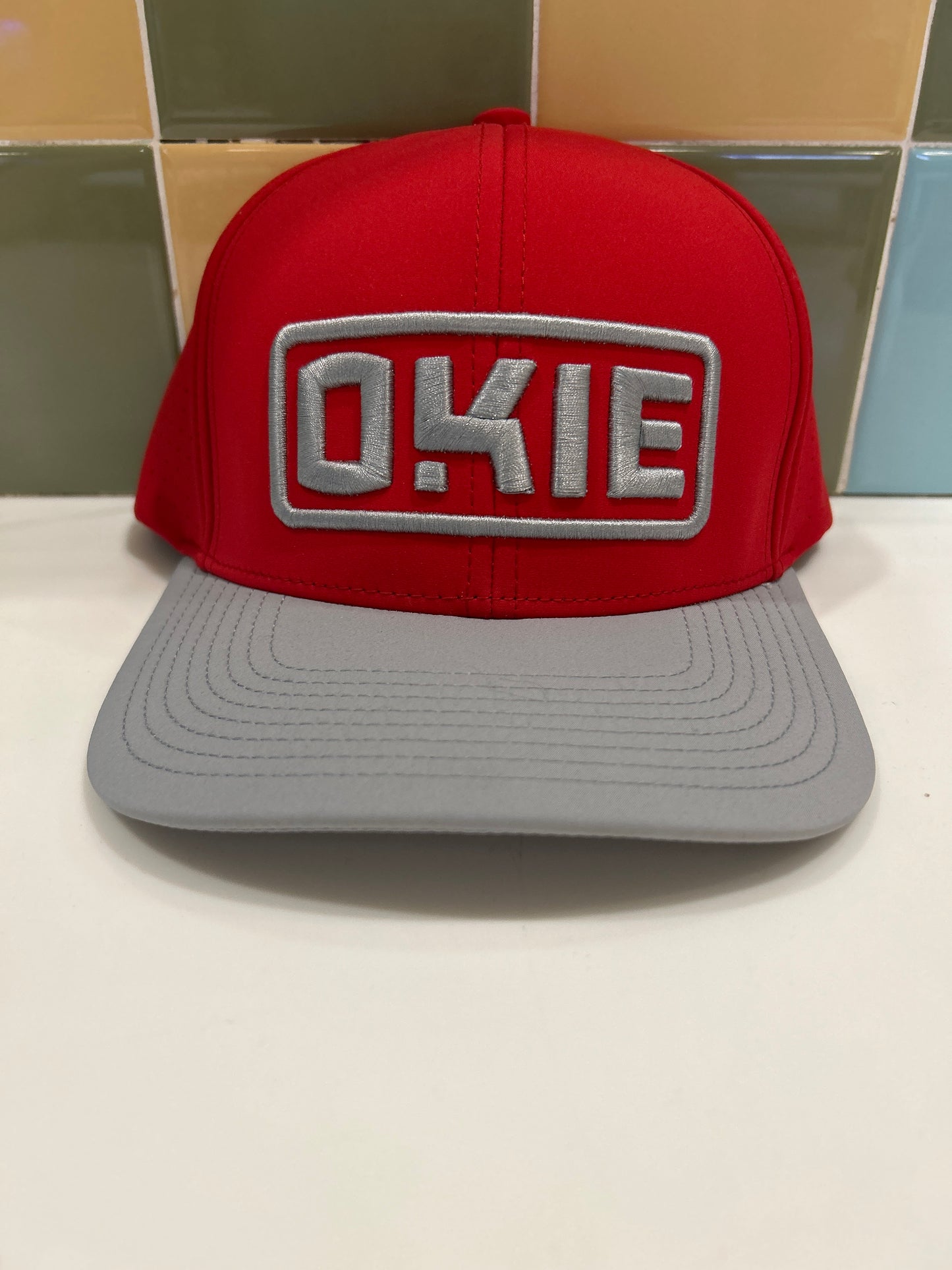 OKIE HAT- NORMAN PERFORMANCE-RED/RED