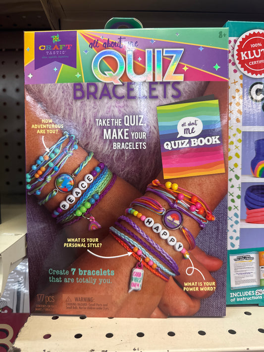 ALL ABOUT ME QUIZ BRACELET