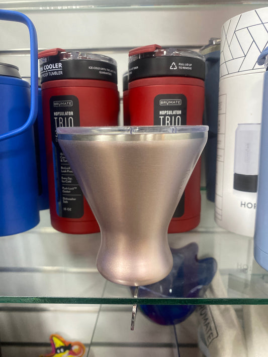 MARGTINI -10OZ -GLITTER ROSE GOLD