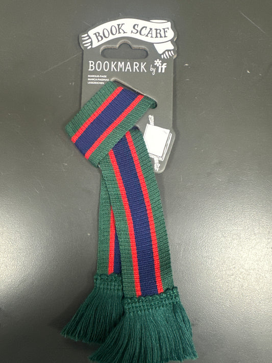 BOOK SCARF BOOKMARK -  CLASSIC COLOURS