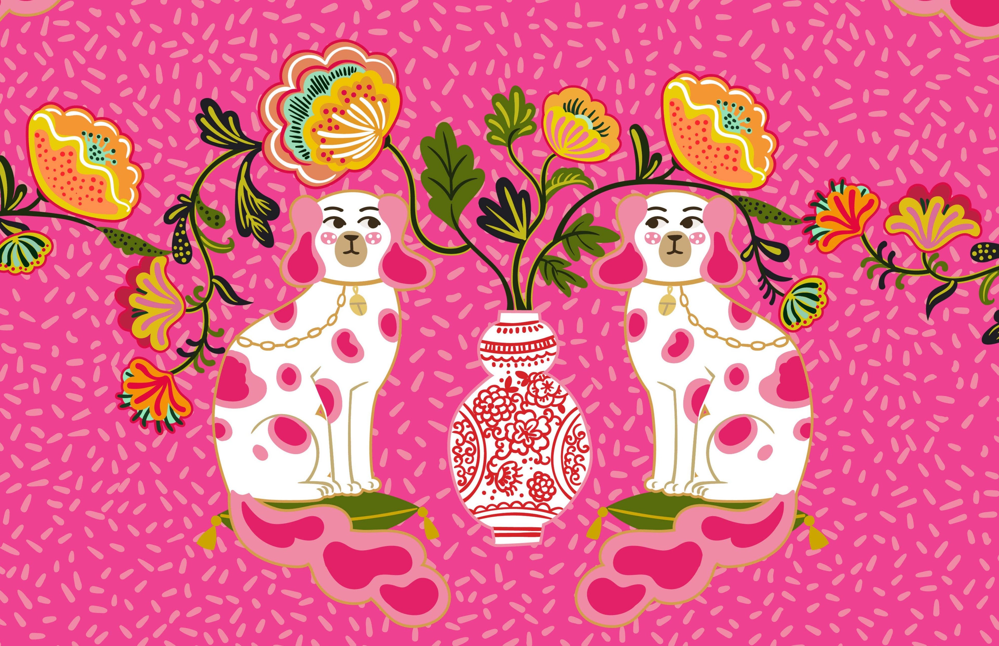 CHINOISERIE insert set of 10