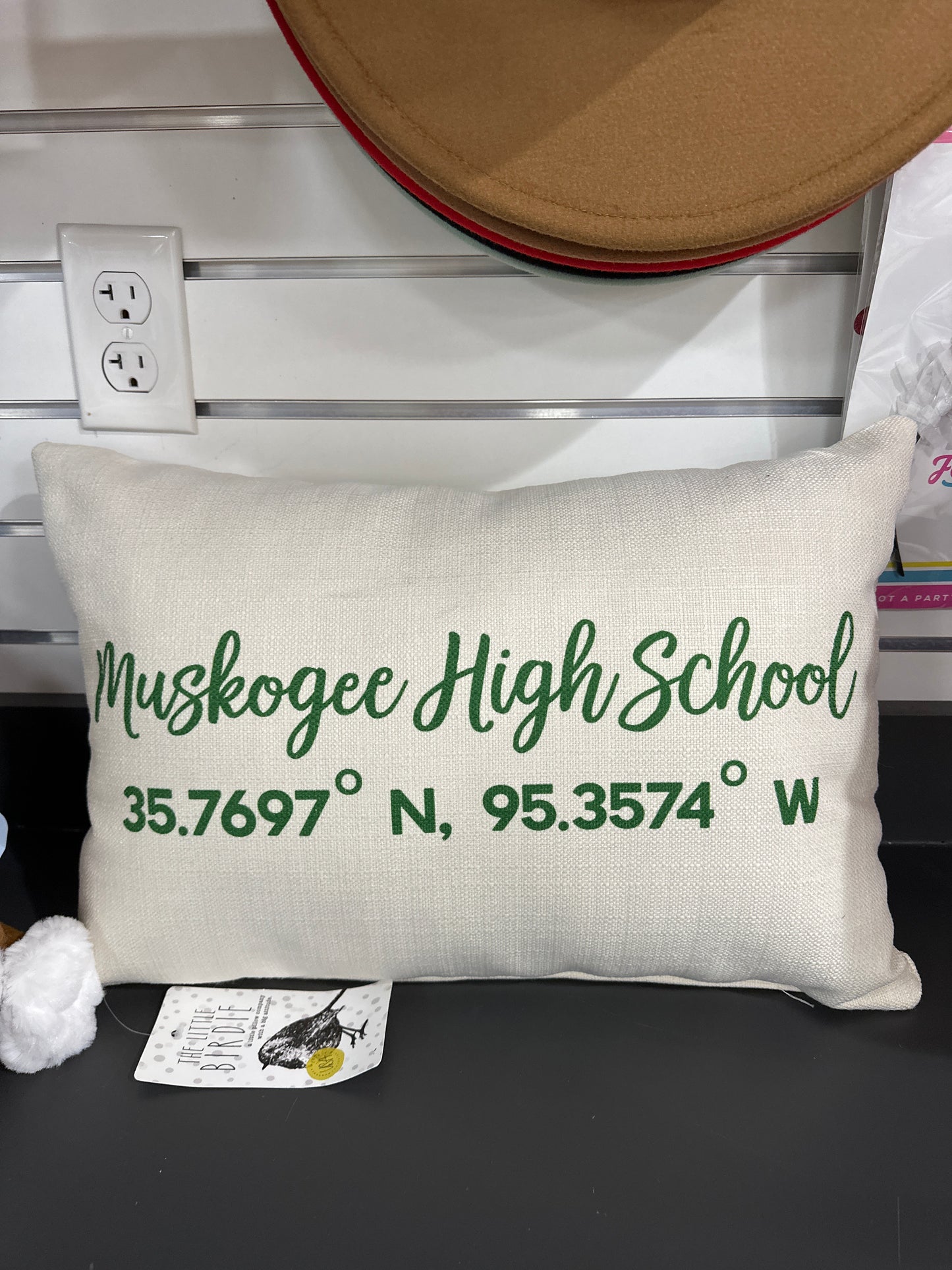 MUSKOGEE ROUGHERS PILLOW