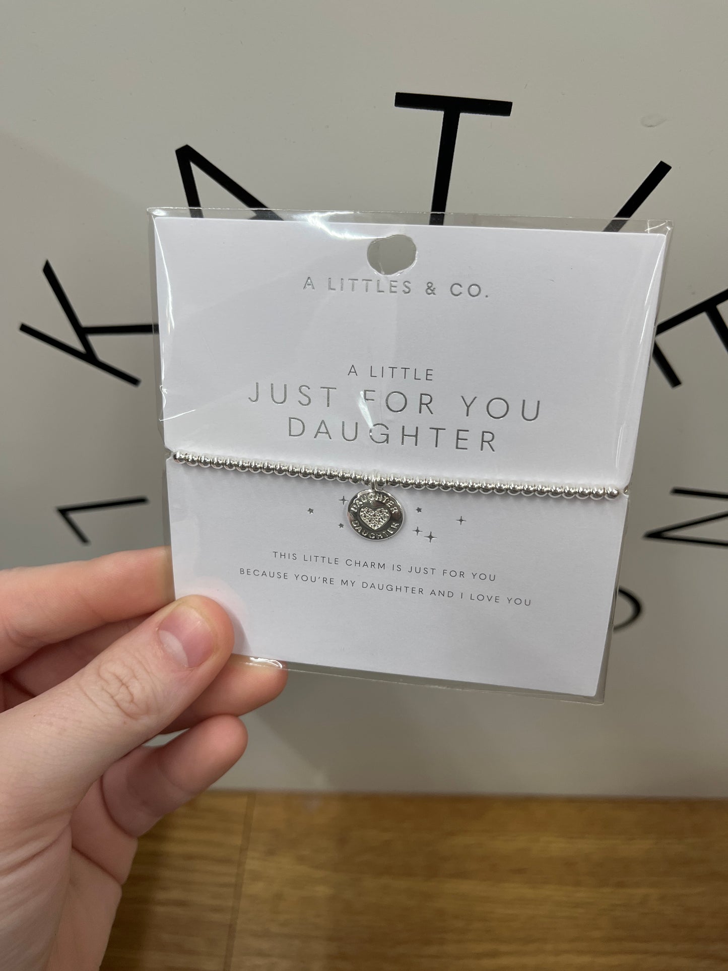 A LITTLE BRACELET - JUST FOR YOU DAUGHTER