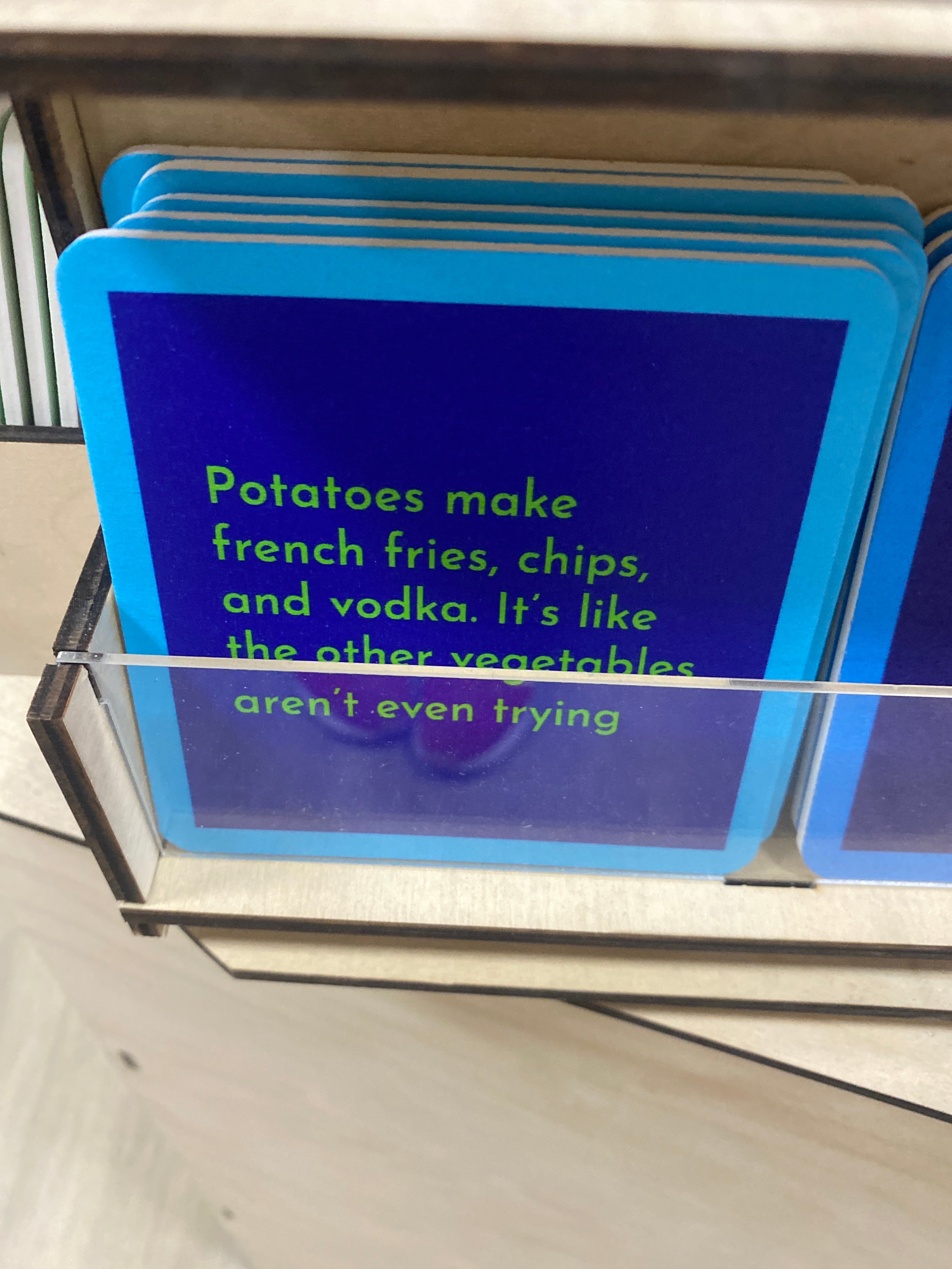 COASTER - POTATOES TRYING