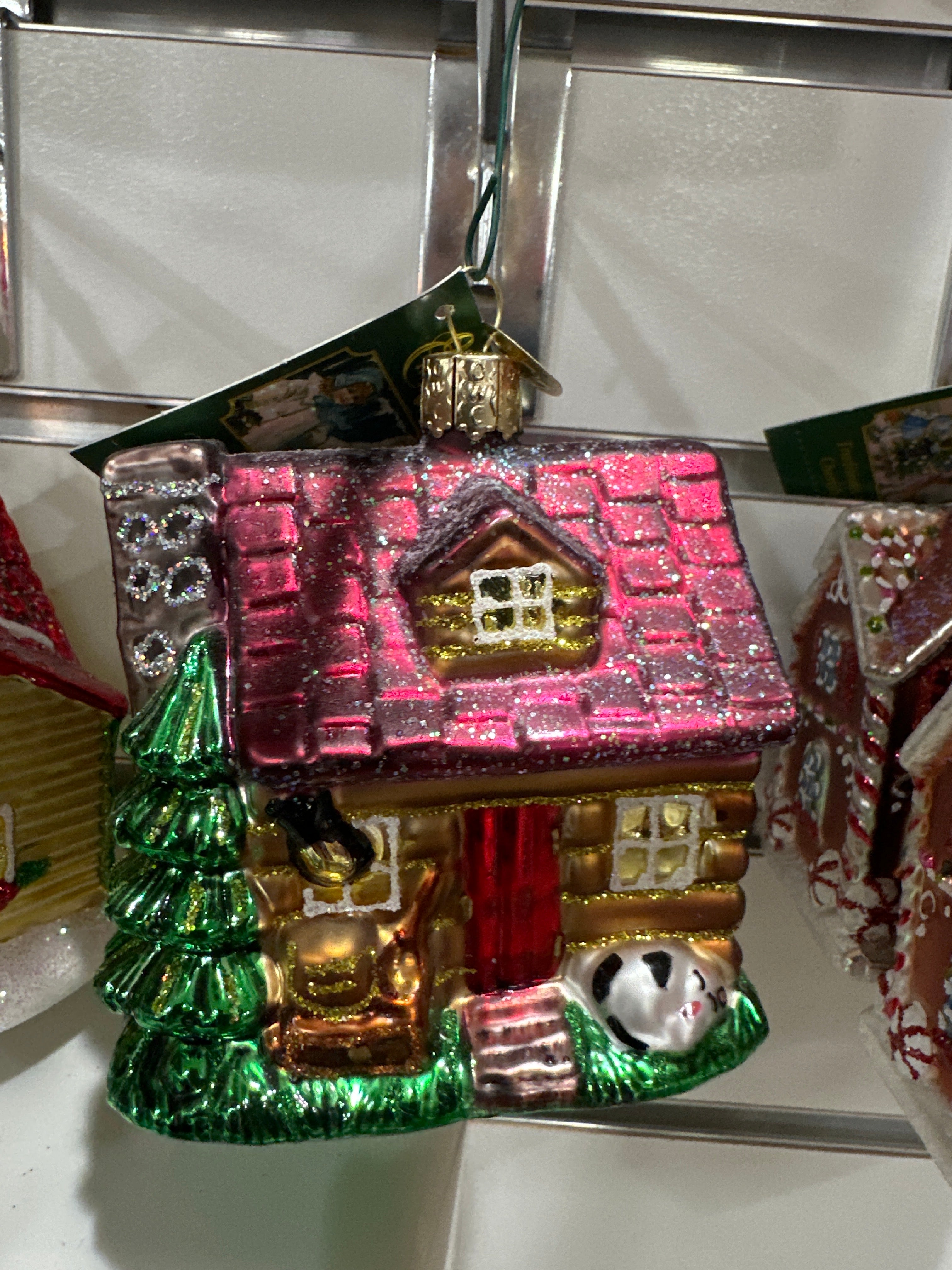 CHRISTMAS ORNAMENT - LAKE CABIN