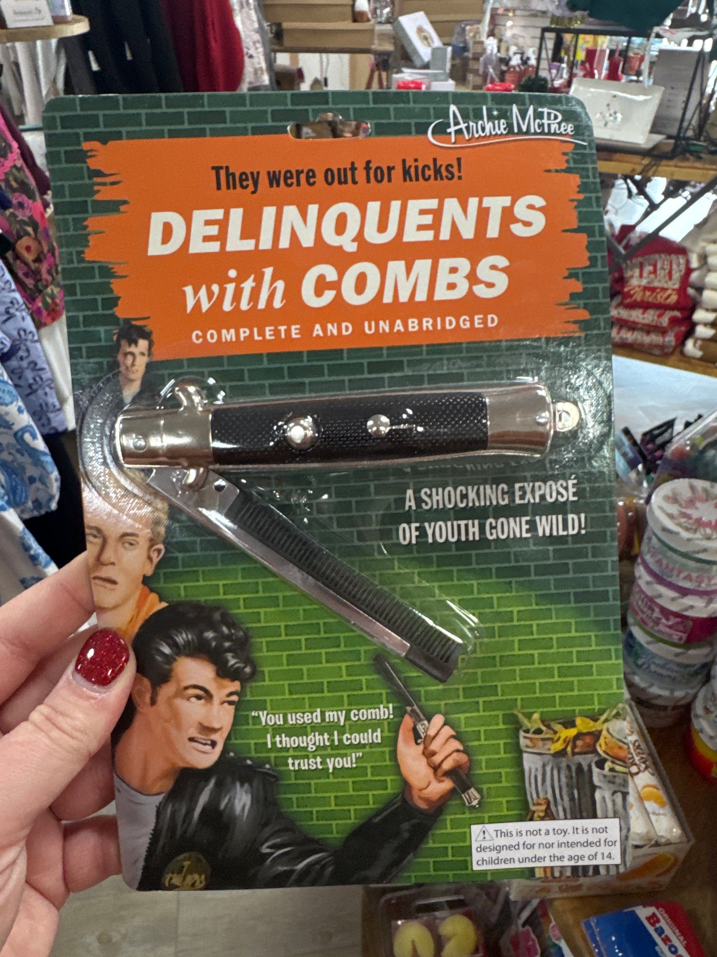 DELINQUENTS WITH COMBS- SWITCHBLADE COMB - Pharm Favorites by Economy Pharmacy