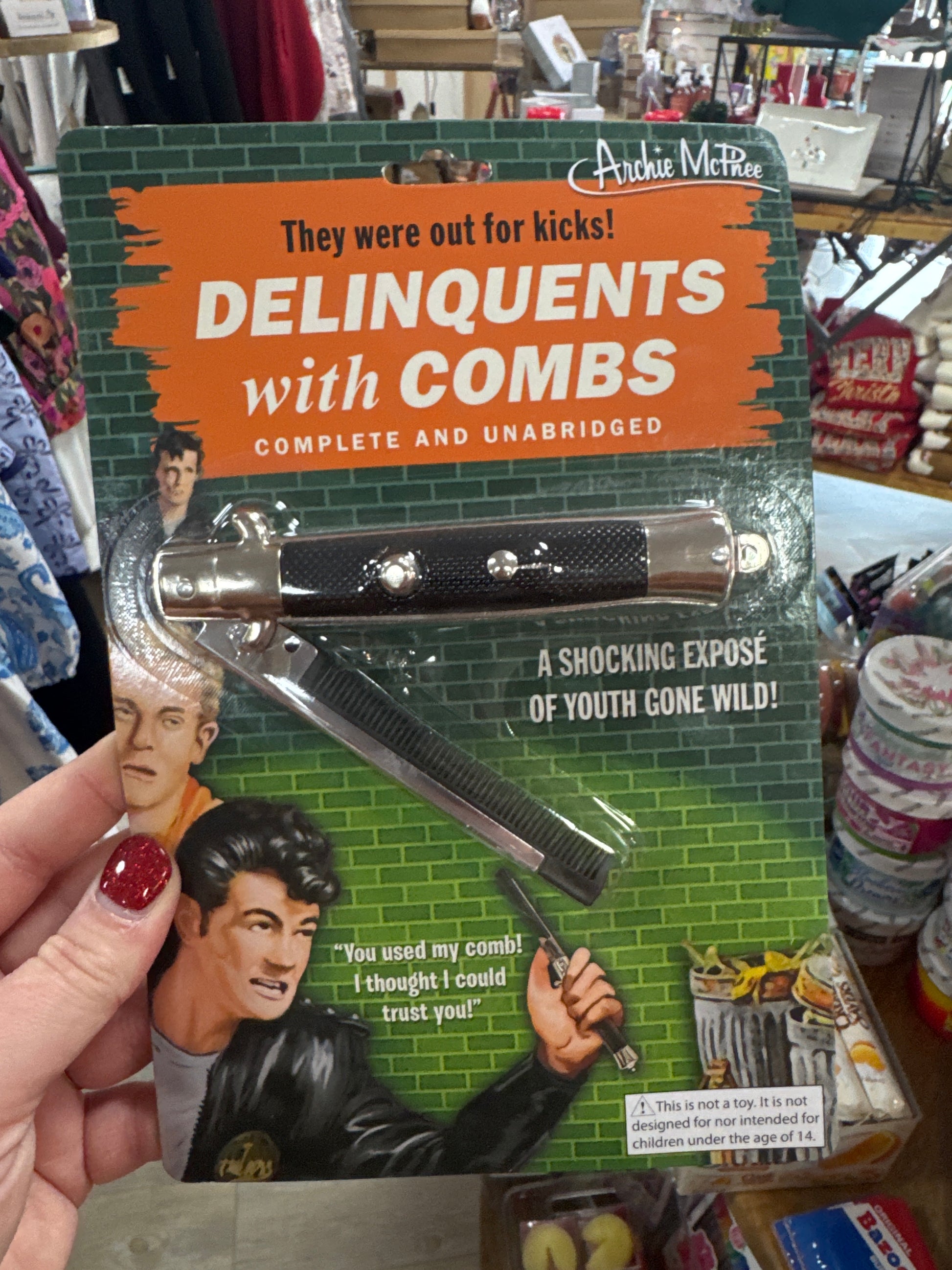 DELINQUENTS WITH COMBS- SWITCHBLADE COMB - Pharm Favorites by Economy Pharmacy