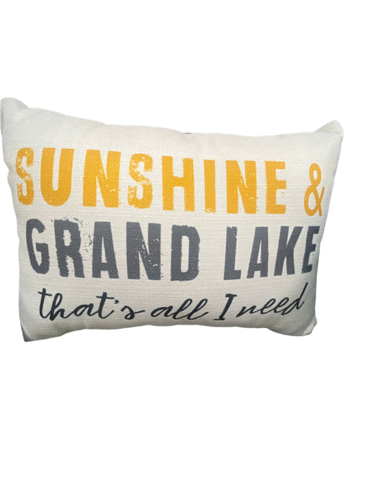 SUNSHINE & GRAND LAKE PILLOW