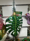 CHRISTMAS ORNAMENT - MONSTERA LEAF