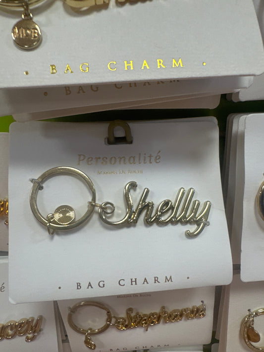 BAG CHARM KEYCHAIN - SHELLY