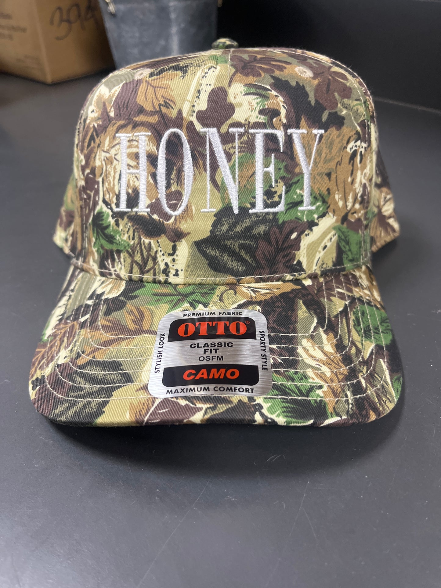 CAMO HAT - HONEY