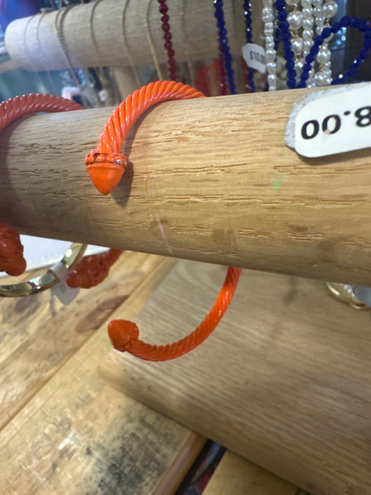 SMALL ORANGE CABLE BRACELET