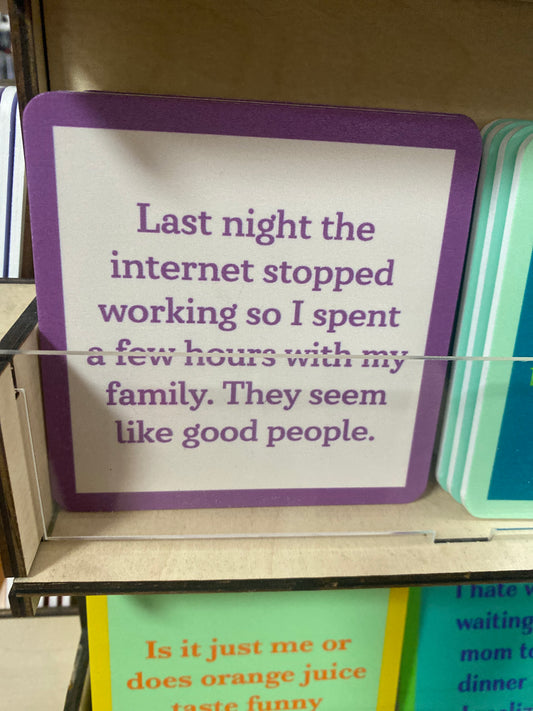 COASTER - INTERNET STOPPED