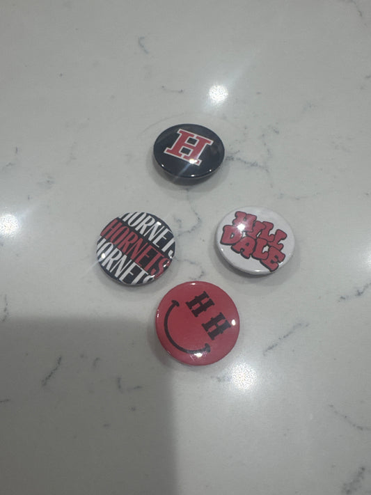 HILLDALE PIN BUTTON - SMALL