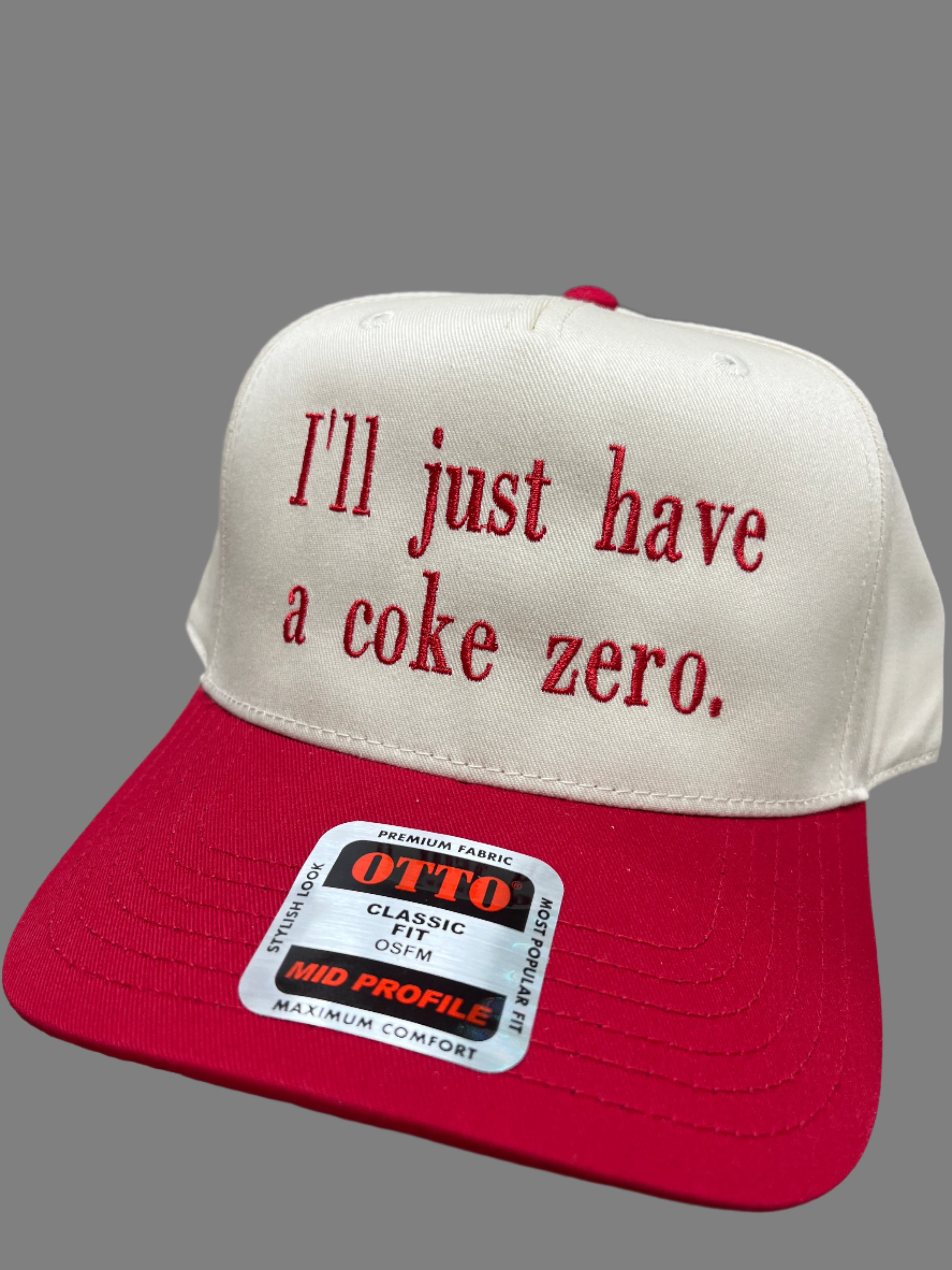 IVORY/RED HAT - I'LL JUST HAVE A COKE ZERO