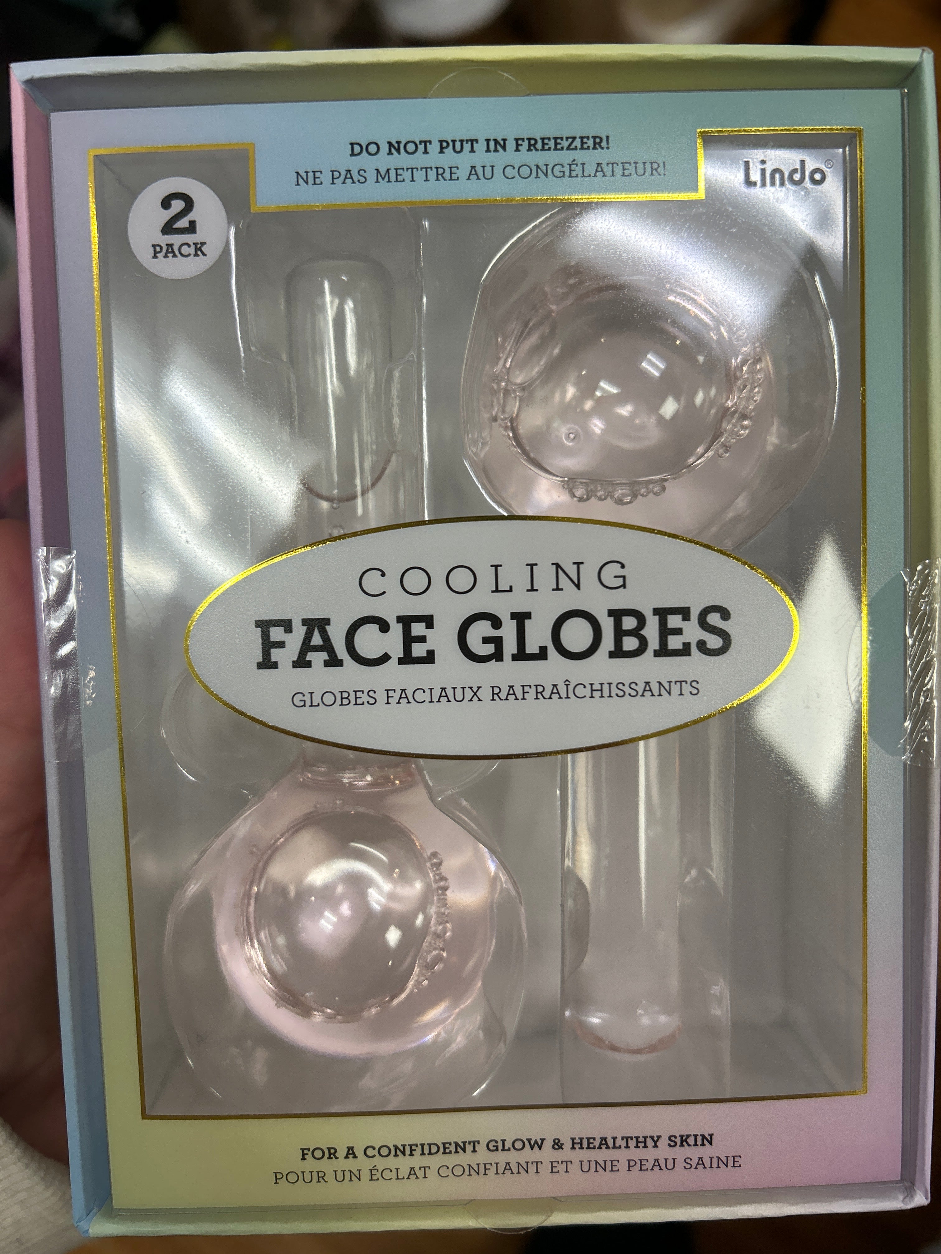 COOLING FACE GLOBES - PINK