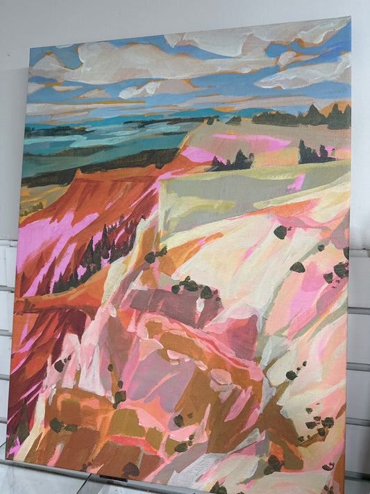 VIVID CANYON CANVAS PAINTING