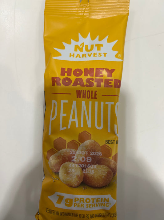 Honey roasted whole peanuts