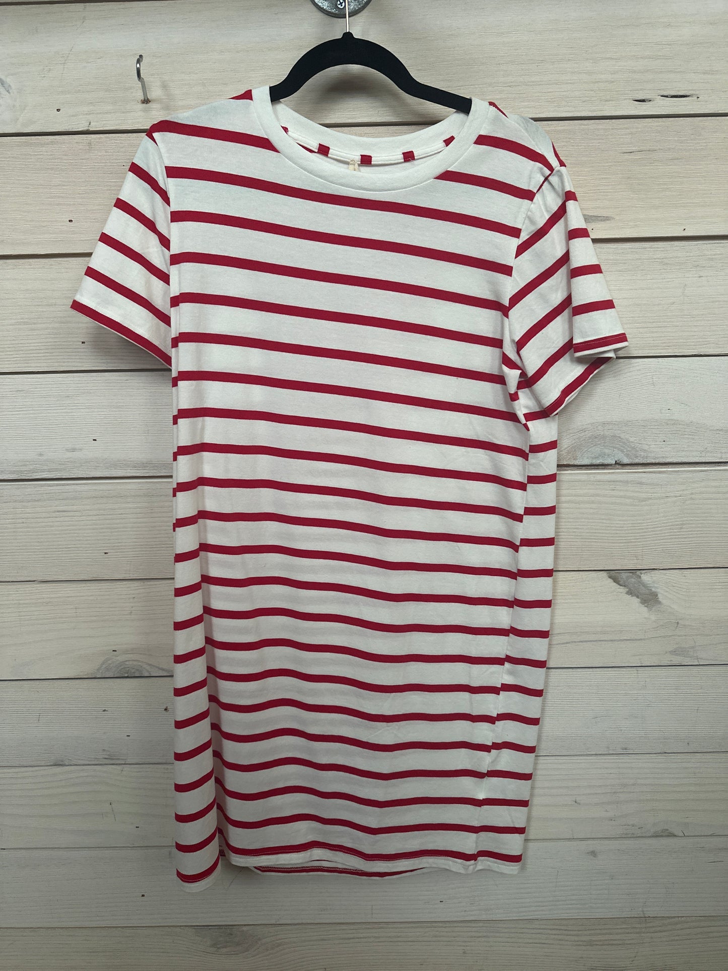 RED & WHITE STRIPE DRESS