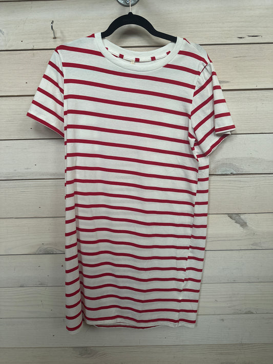 RED & WHITE STRIPE DRESS