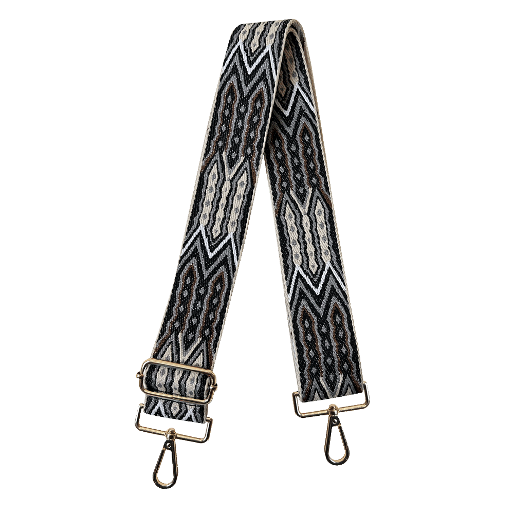Mayan Print Interchangeable Woven Bag Strap