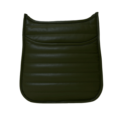Sarah Quilted Faux Leather Messenger
