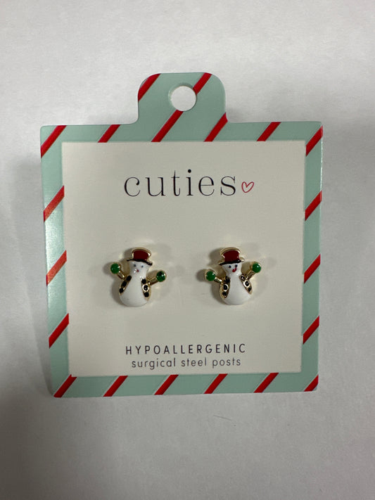 JOLLY SNOWMEN EARRINGS