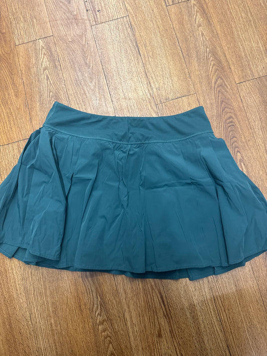 EVERGREEN PLEATED TENNIS SKORT - L