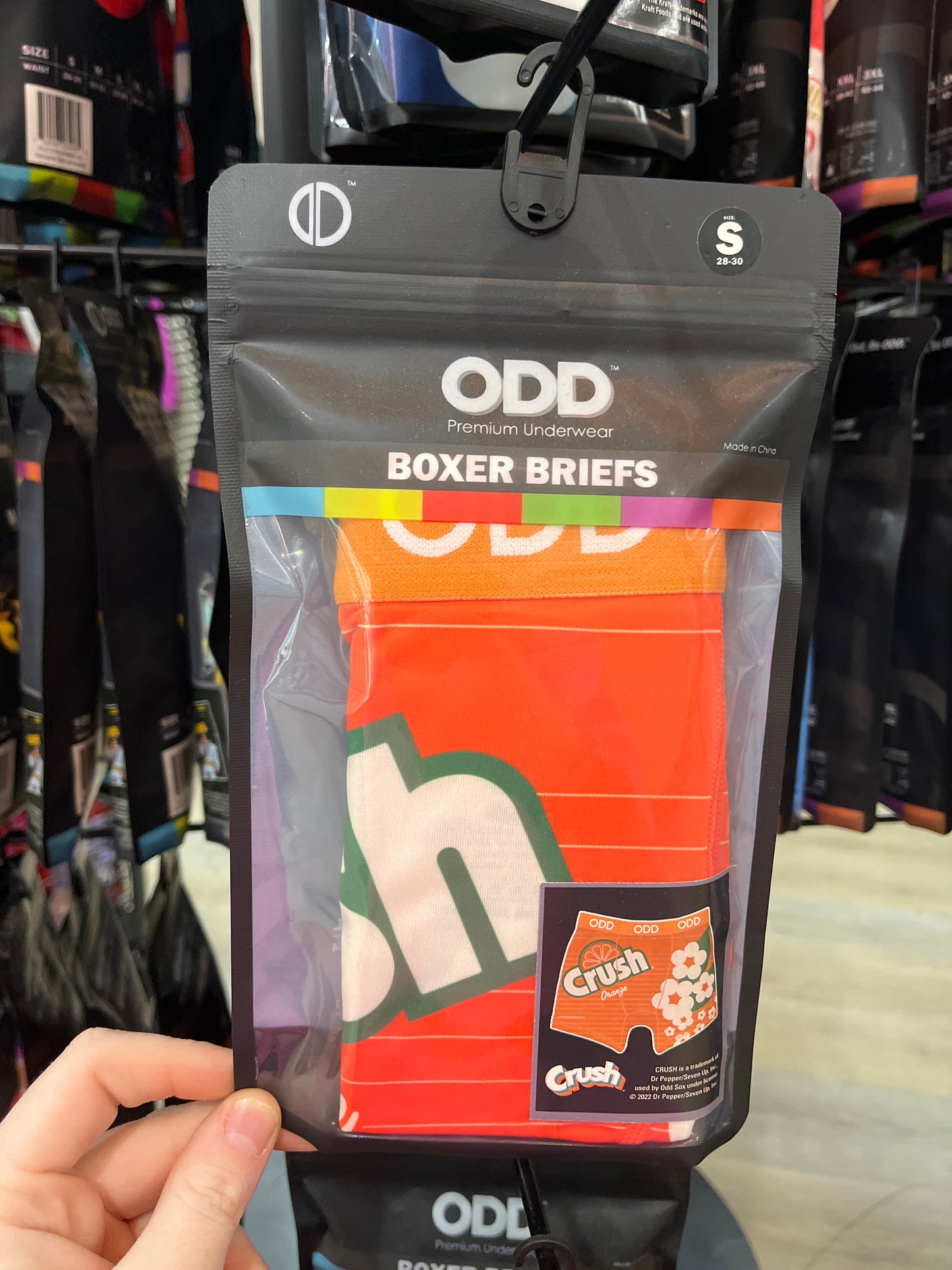 BOXER BRIEFS - ORANGE CRUSH - S
