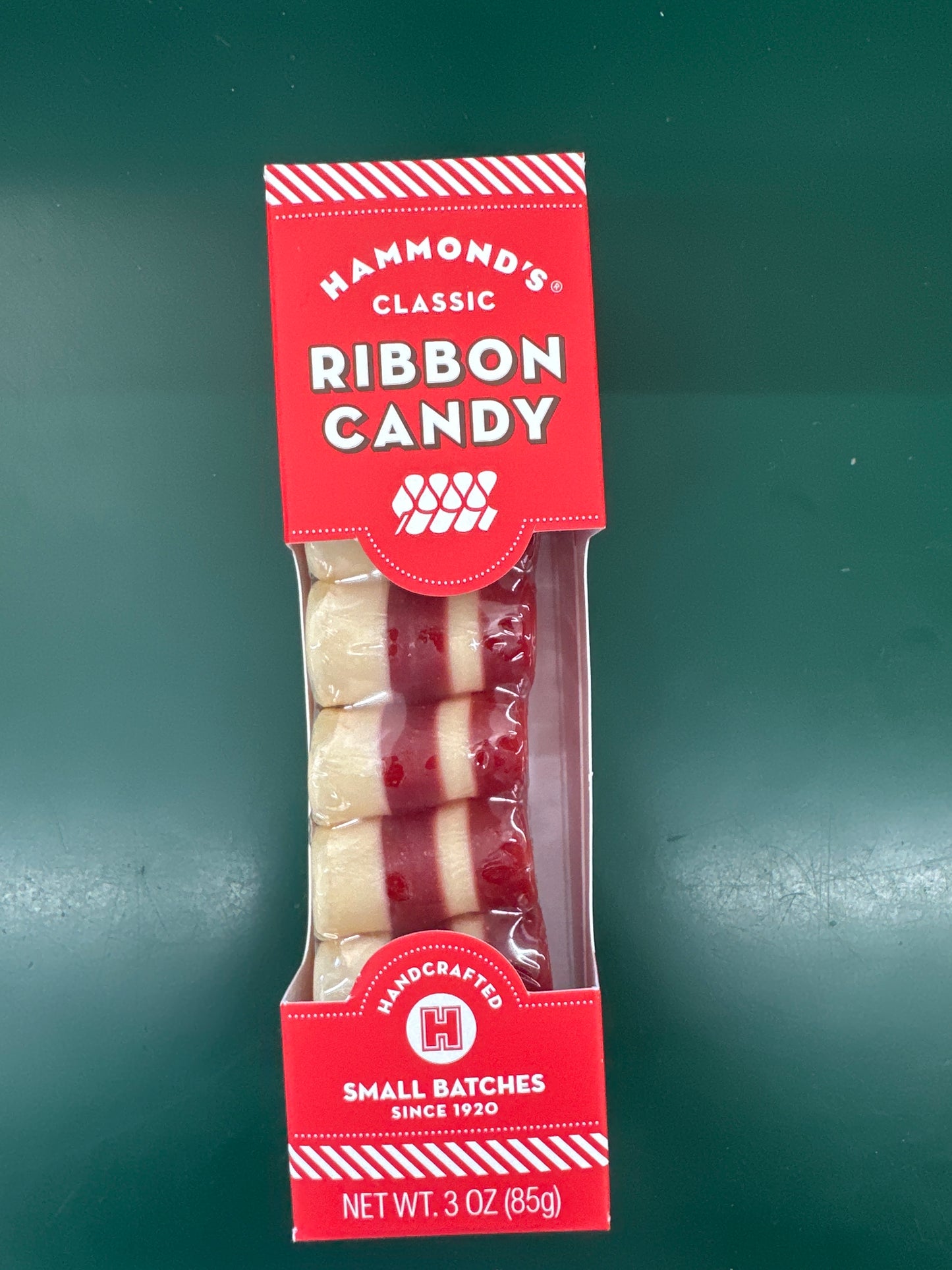 PEPPERMINT RIBBON CANDY - 3OZ
