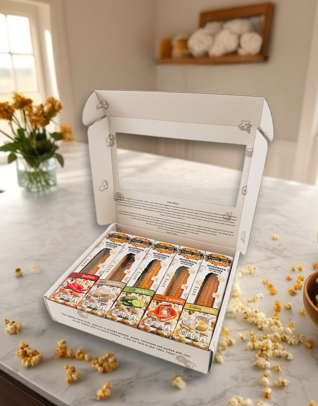 Movie Night Variety Pack of Popcorn on the Cob - Gift Set