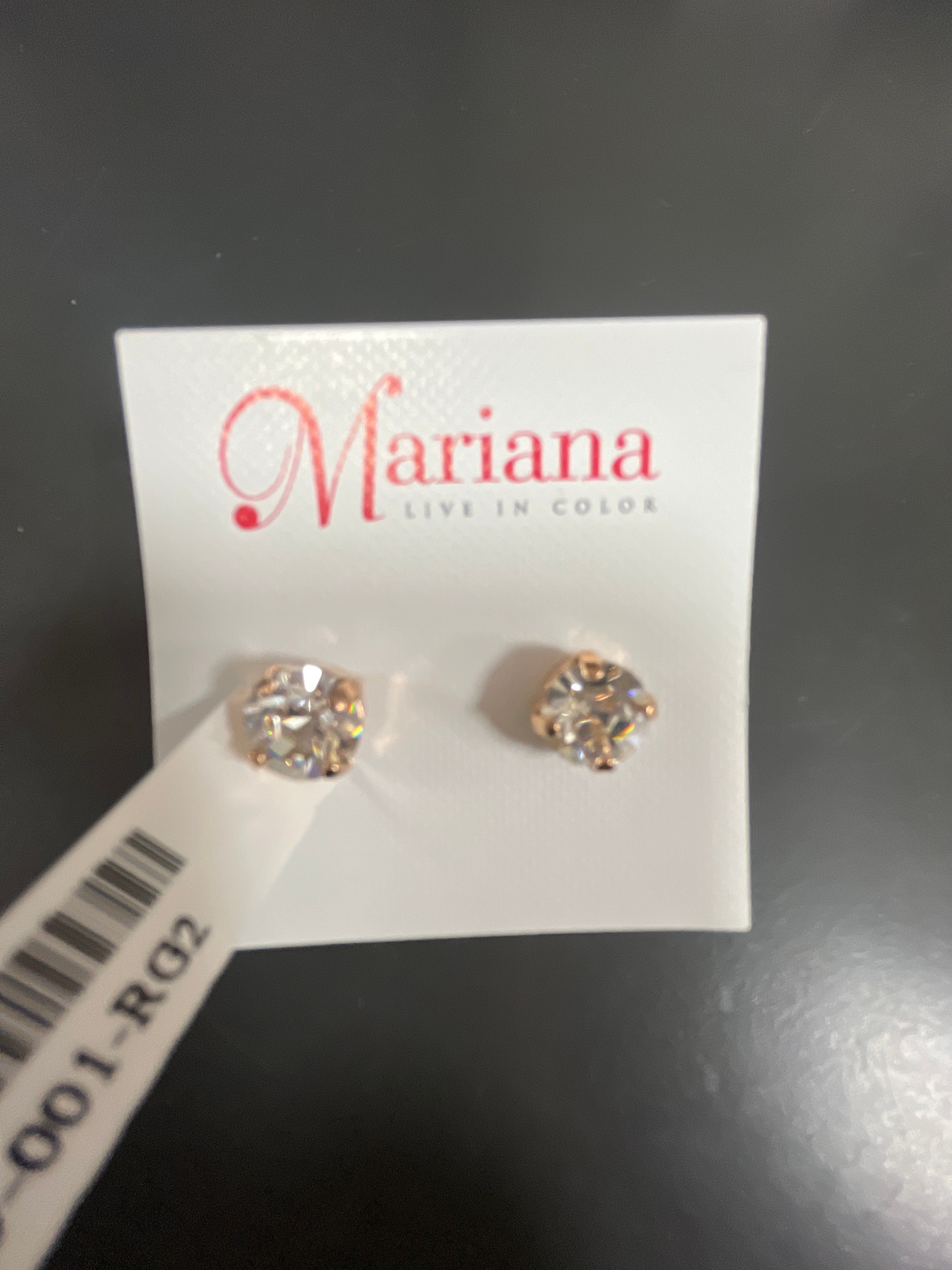 MARIANA - EARRINGS - ROSE GOLD LARGE STUD