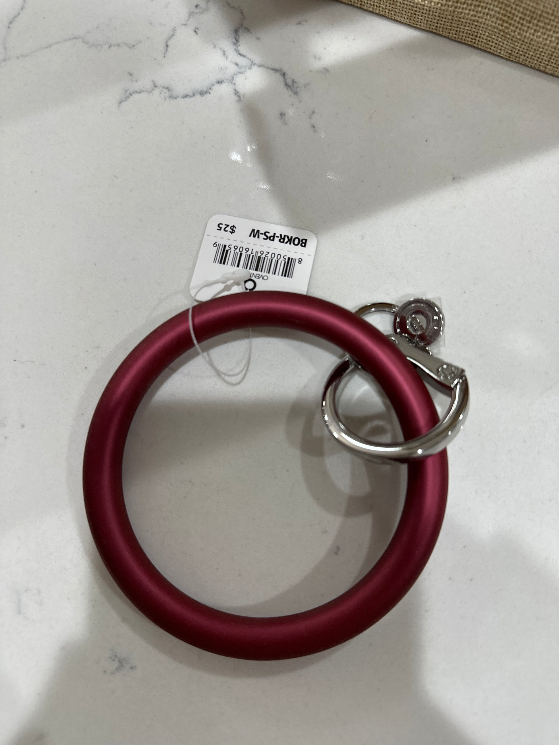 SILICONE BIG O KEY RING - WINO PEARLIZED - Pharm Favorites by Economy Pharmacy