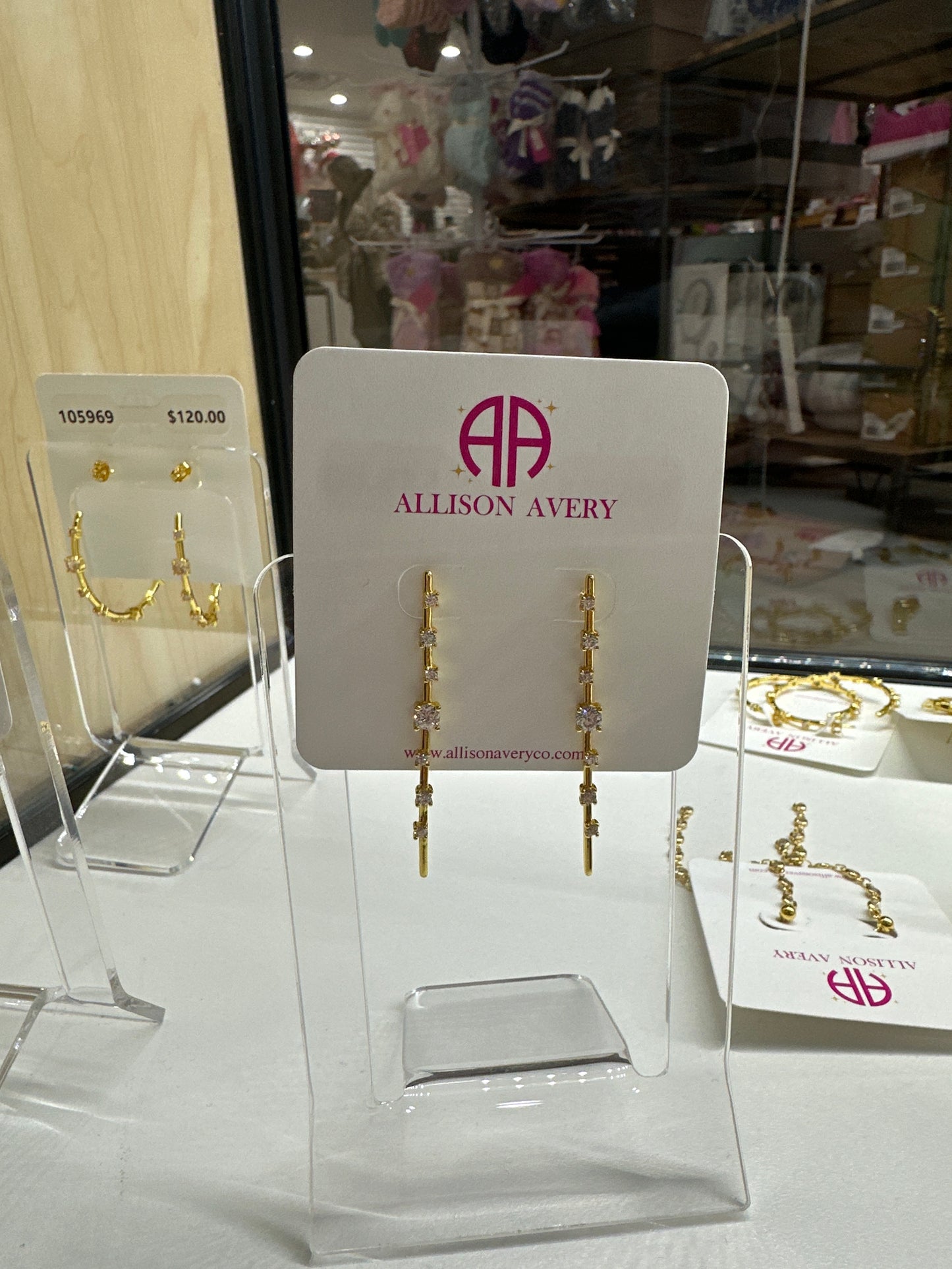 MAGIC WAND EARRINGS - CLEAR