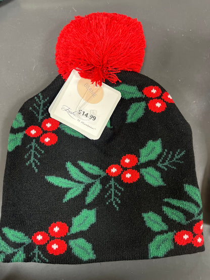 Holly & Berries Beanie