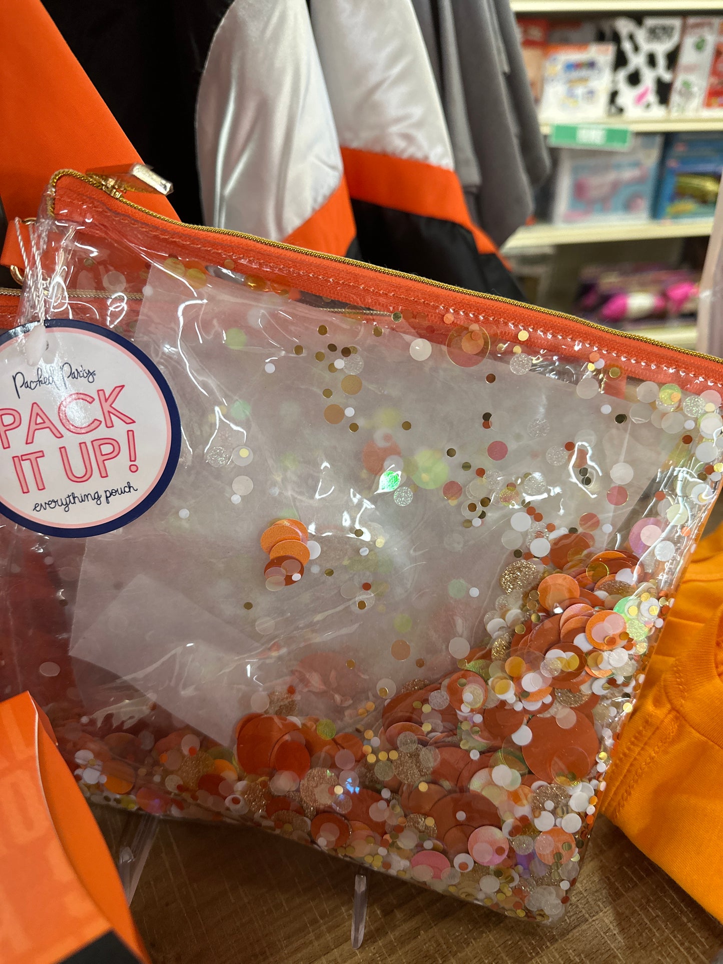 EVERYTHING POUCH - ORANGE BURST