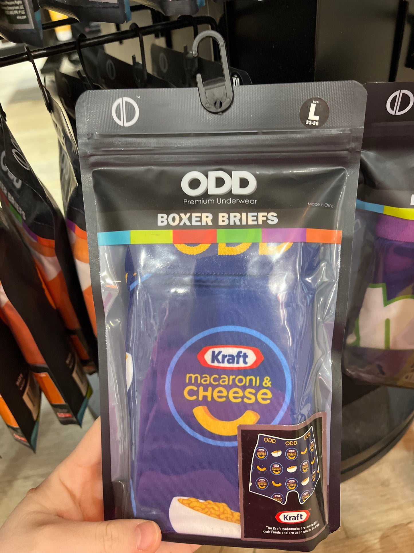 BOXER BRIEFS - KRAFT MAC N CHEESE - L