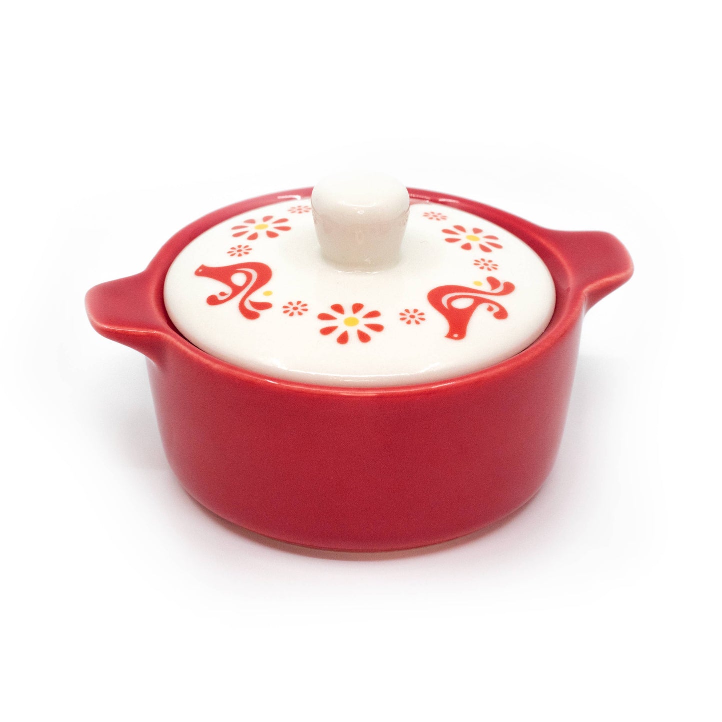 PYREX-INSPIRED FRIENDSHIP CASSEROLE CERAMIC RINKET BOX