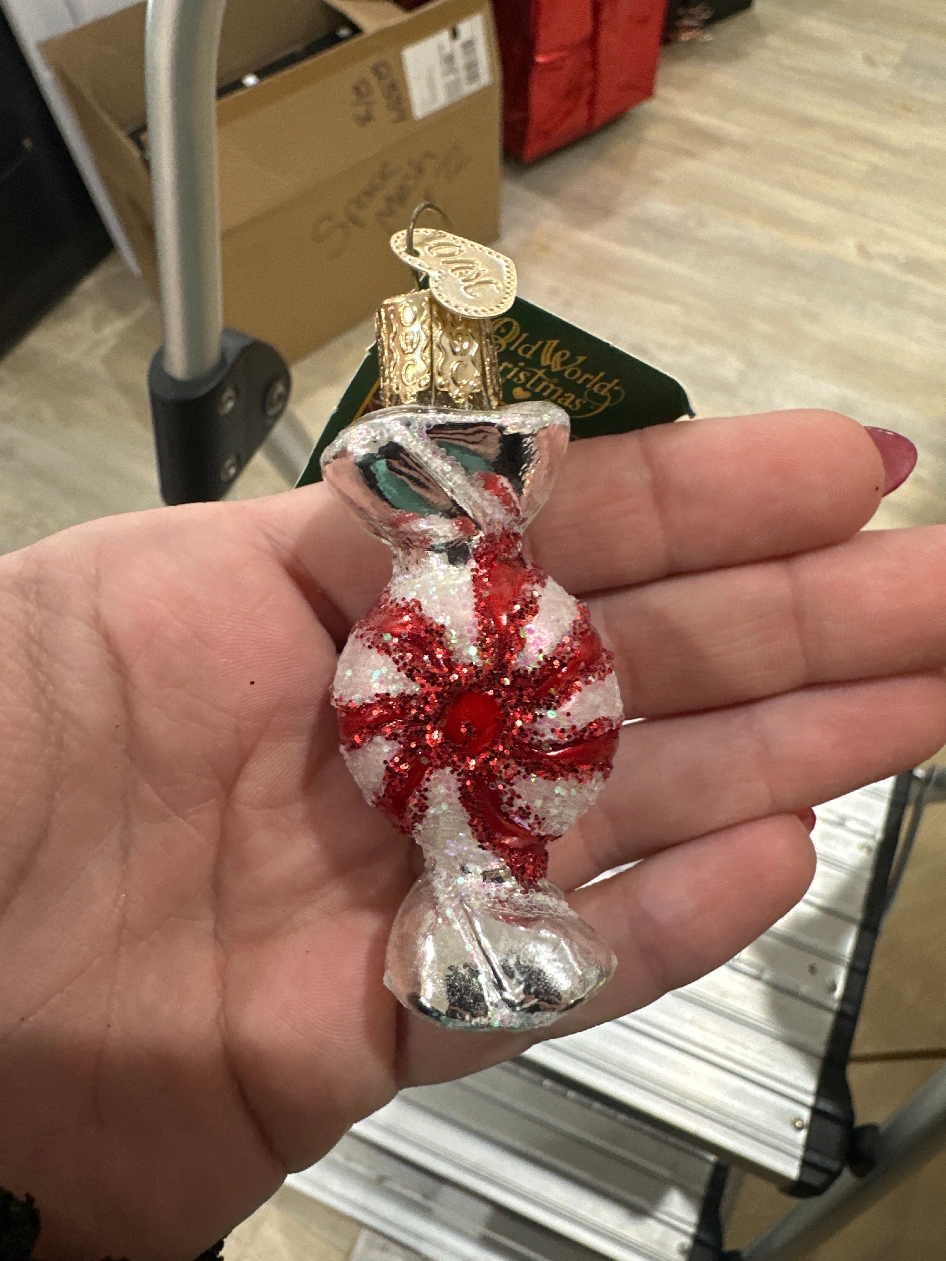 CHRISTMAS ORNAMENT - PEPPERMINT CANDY