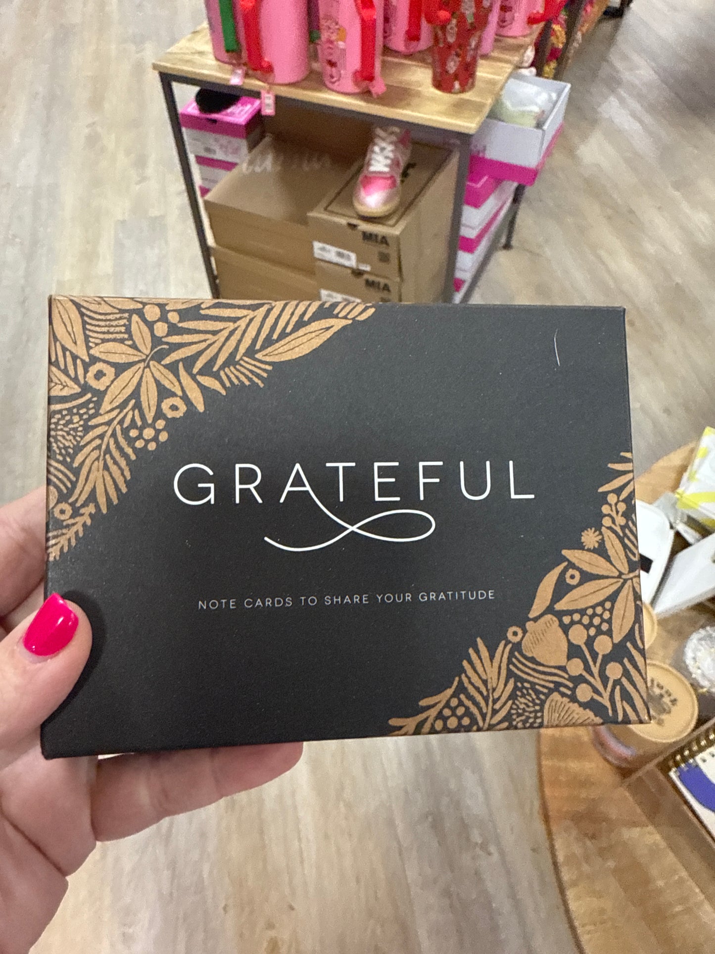 NOTE CARD SET -GRATEFUL