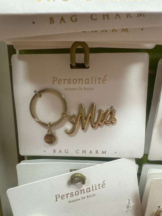 BAG CHARM KEYCHAIN - MIA