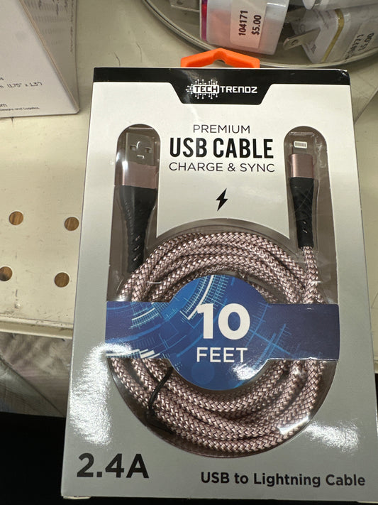 PREMIUM USB CABLE - CHARGE & SYNC - Pharm Favorites by Economy Pharmacy