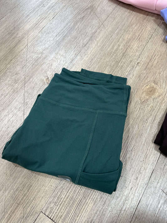 BUTTER LEGGINGS W/POCKETS - EVERGLADE GRN