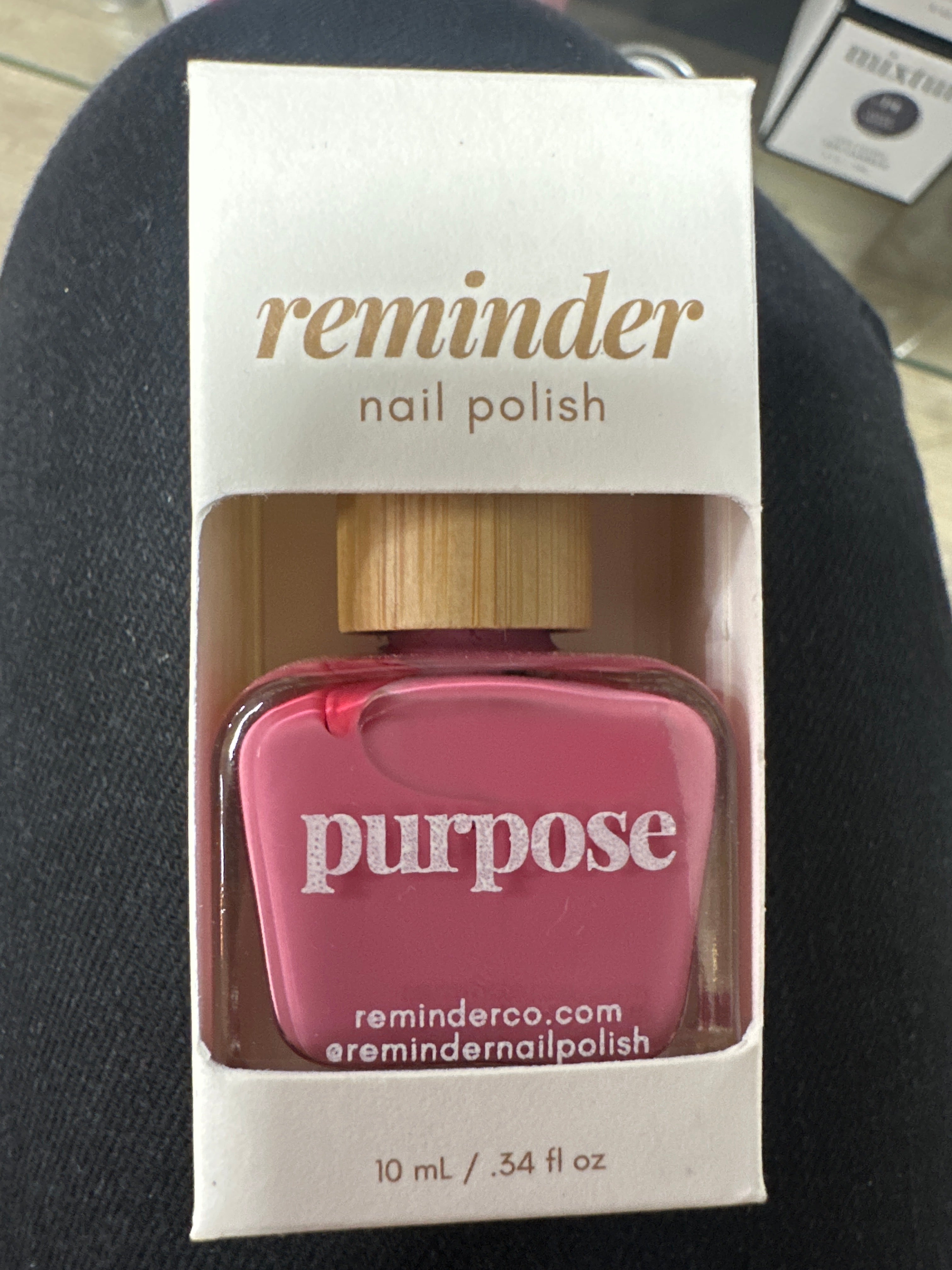 REMINDER NAIL POLISH - PURPOSE