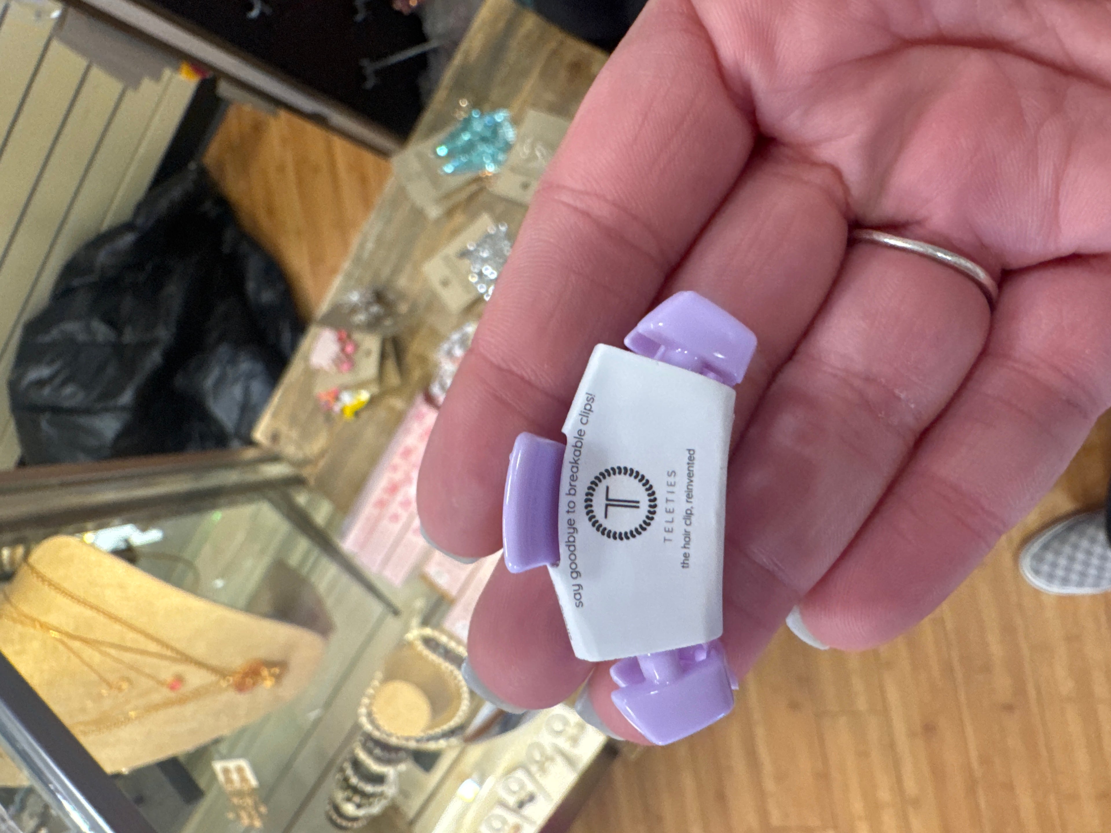 TELETIES HAIR CLIP - TINY - LILAC