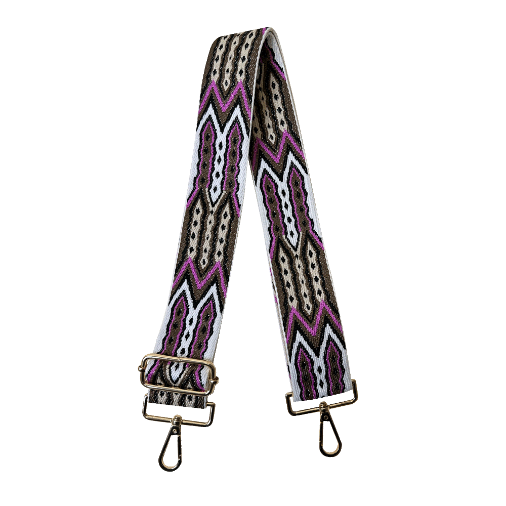 Mayan Print Interchangeable Woven Bag Strap