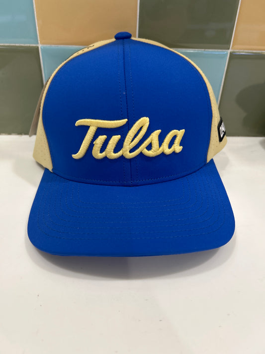 OKIE HAT- TULSA PERFORMANCE- ROYAL/GOLD